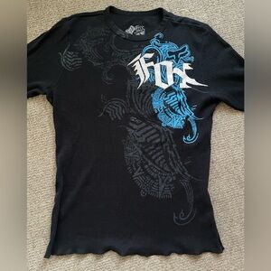 Fox Black Graphic Tee